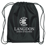 Antimicrobial Custom Drawstring Bag - 14"w x 18"h