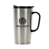 Plastic Lined Promotional Travel Mug w/ Handle - 20 oz. - view 6