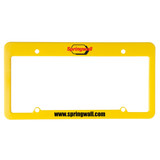 4 Hole Straight Top Custom License Plate Frames - view 6