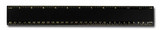 Pro-Scale Plastic Logo Ruler - 12