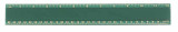 Pro-Scale Plastic Logo Ruler - 12