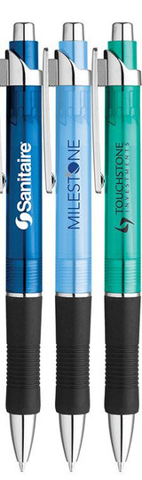 Translucent Gel Rubber Grip Custom Pen