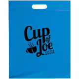 Die Cut Handle Promotional Plastic Bag - 12"w x 15"h x 3"d