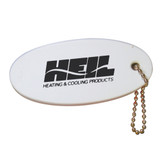 Oval Floating Custom Keychain - view 2