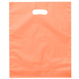 Die Cut Handle Frosted Promotional Plastic Bag - 12