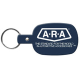 Rectangle w/ Rounded Edges Soft Promotional Key Tag - view 4