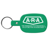 Rectangle w/ Rounded Edges Soft Promotional Key Tag - view 6