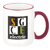 Ceramic Halo Promotional Mug - 11 oz. - view 1