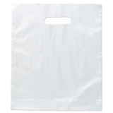 Frosted Printed Die Cut Handle Bag - 15