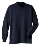 Port Authority® Interlock Knit Logo Mock Turtleneck