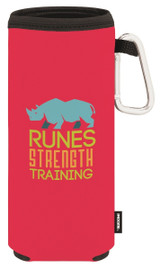 KOOZIE® Collapsible Custom Bottle Cooler Sleeve w/ Carabiner - view 3