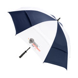 Two-Tone Deluxe Vented Golf Custom Umbrella - 62