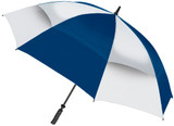 Two-Tone Deluxe Vented Golf Custom Umbrella - 62