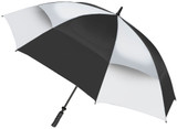 Two-Tone Deluxe Vented Golf Custom Umbrella - 62