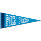 Colored Felt Promotional Pennant w/ Contrast Strip - 10
