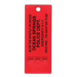 3-Tone Plastic Custom Safety Whistle - view 1