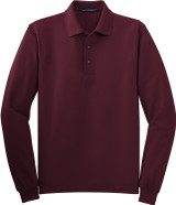 Port Authority® Long-Sleeve Silk Touch Custom Polo Shirt - view 3