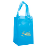 Translucent Frosted Soft Loop Promo Shopping Bag - 5