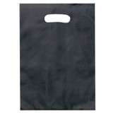 Die Cut Handle Frosted Promotional Plastic Bag - 9.5