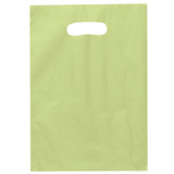 Die Cut Handle Frosted Promotional Plastic Bag - 9.5