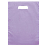Die Cut Handle Frosted Promotional Plastic Bag - 9.5