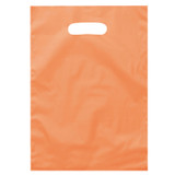 Die Cut Handle Frosted Promotional Plastic Bag - 9.5