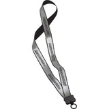 Reflective Polyester Custom Lanyard w/ O-Ring - .75