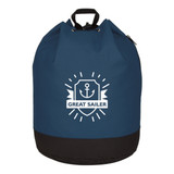 Custom Drawstring Backpack w/ PVC Lining - 17