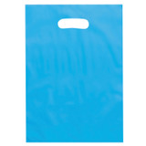 Frosted Die Cut Handle Promotional Plastic Bag - 9.5