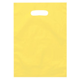 Frosted Die Cut Handle Promotional Plastic Bag - 9.5