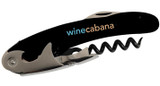 Bordeaux Rubber Grip Imprinted Wine Opener - view 2
