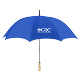 Wood Handle Golf Custom Umbrellas - 60
