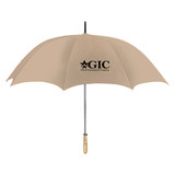 Wood Handle Golf Custom Umbrellas - 60