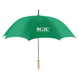 Wood Handle Golf Custom Umbrellas - 60
