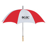 Wood Handle Golf Custom Umbrellas - 60