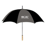 Wood Handle Golf Custom Umbrellas - 60