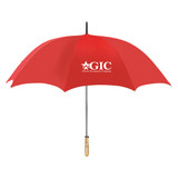 Wood Handle Golf Custom Umbrellas - 60