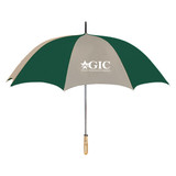 Wood Handle Golf Custom Umbrellas - 60