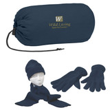 Fleece Garment Accessory Promotional Gift Set - view 3
