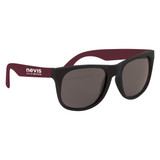 Rubberized Black Frame Custom Sunglasses - view 5