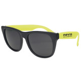 Rubberized Black Frame Custom Sunglasses - view 10