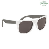 Rubberized Black Frame Custom Sunglasses - view 12