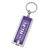 Rectangle LED Light Promotional Key Tag - view 7