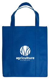 Heavy-Duty Jumbo Non-Woven Custom Tote Bag - 13"w x 15"h x 10"d