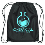 Budget Custom Drawstring Bag w/ Reinforced Corners - 14