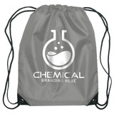 Budget Custom Drawstring Bag w/ Reinforced Corners - 14