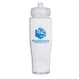 Translucent Squeezable Custom Water Bottle - 28 oz. - view 5