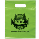 Die Cut Handle Promotional Plastic Bag - 9.5