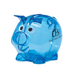 Mini Plastic Promotional Piggy Bank - view 5
