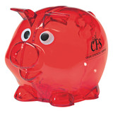 Mini Plastic Promotional Piggy Bank - view 4
